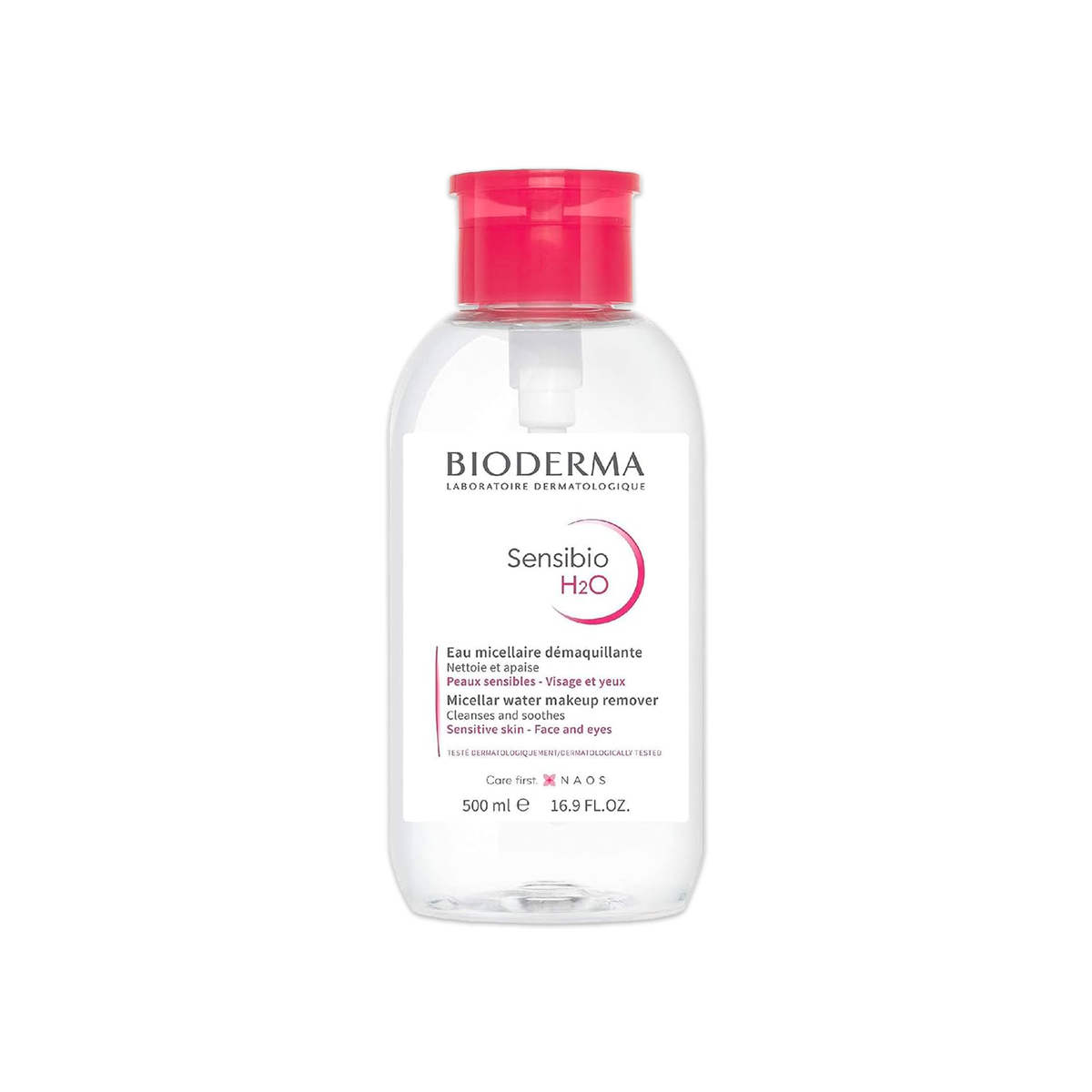 Bioderma Sensibio H2O Purifying Micellar Water with Reverse Pump 500ml
