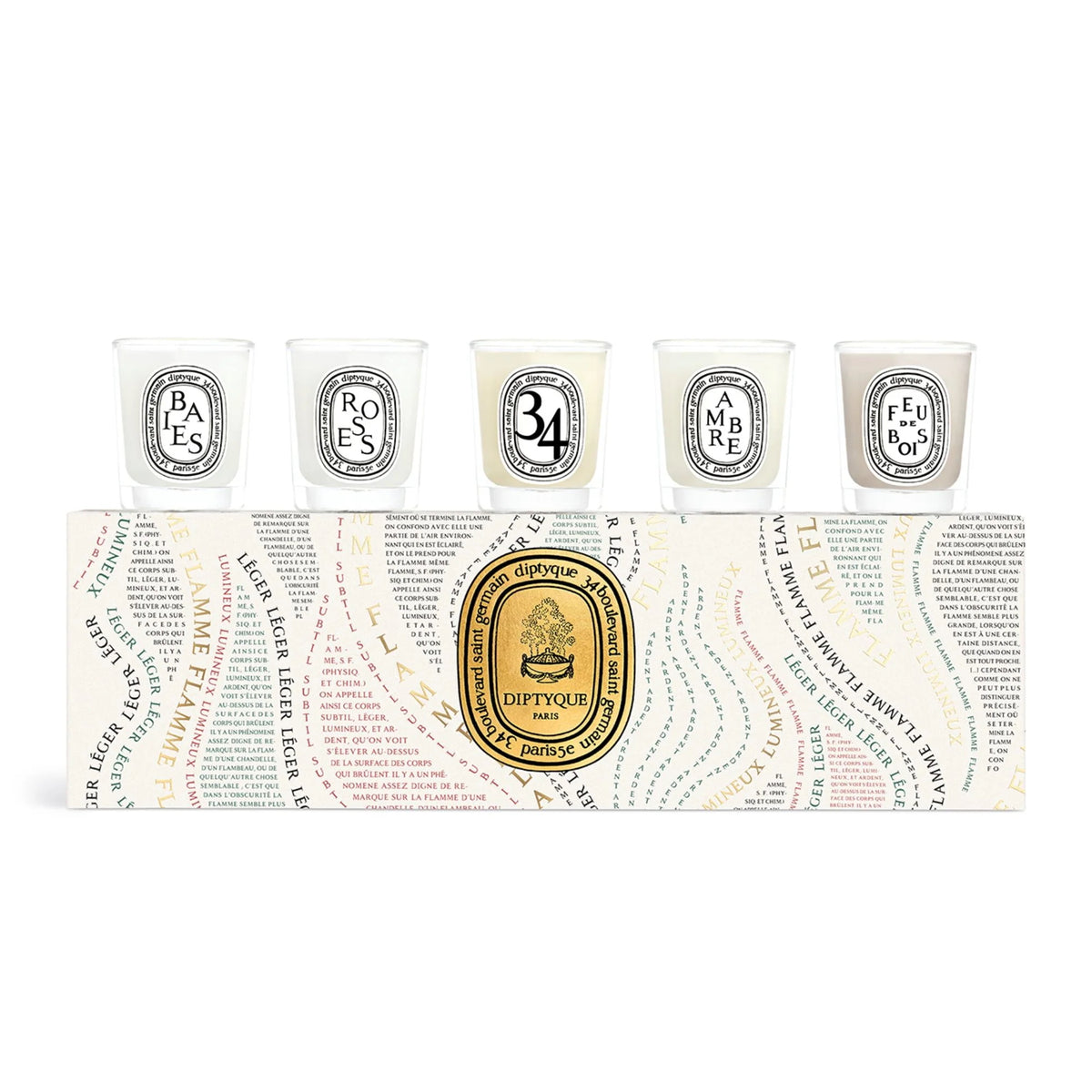 Diptyque Set of 5 Scented Candles (5x35g)