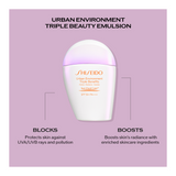 Shiseido Urban Environment Triple Beauty Suncare Emulsion SPF50+ PA++++