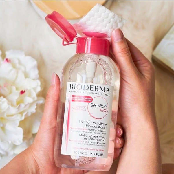 Bioderma Sensibio H2O Purifying Micellar Water with Reverse Pump 500ml Bioderma Sensibio H2O Purifying Micellar Water with Reverse Pump 500ml