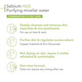 Bioderma Sébium H2O Purifying Micellar Water with Reverse Pump 500ml