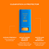 Shiseido Clear Suncare Stick - For Face/Body