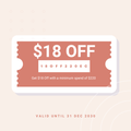 $18 OFF $220
