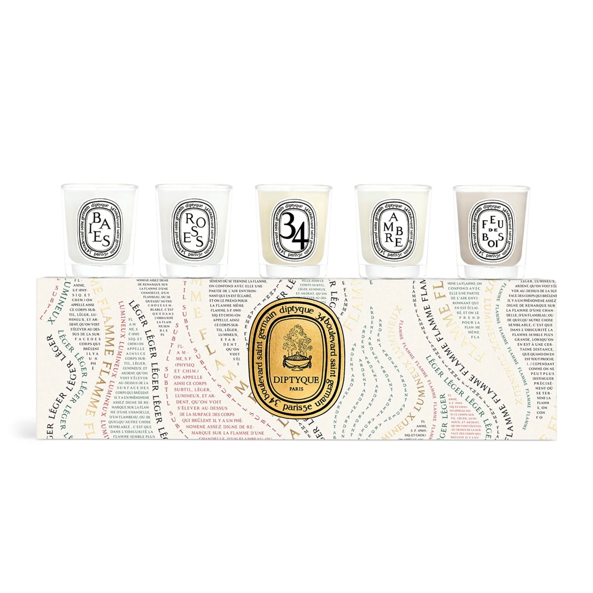 Diptyque 5 件套香薰蜡烛（5x35 克） 