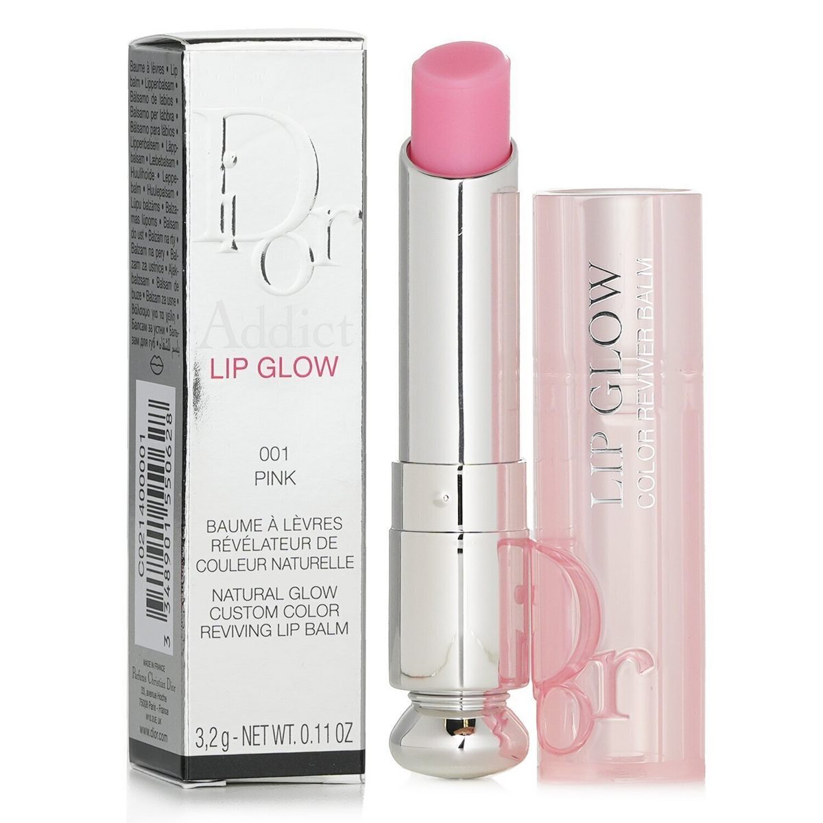 Christian Dior Addict Lip Glow 焕活润唇膏 (#001 粉色 #004 珊瑚色 #012 玫瑰木色) 3.2g 