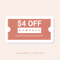 $4 OFF $40