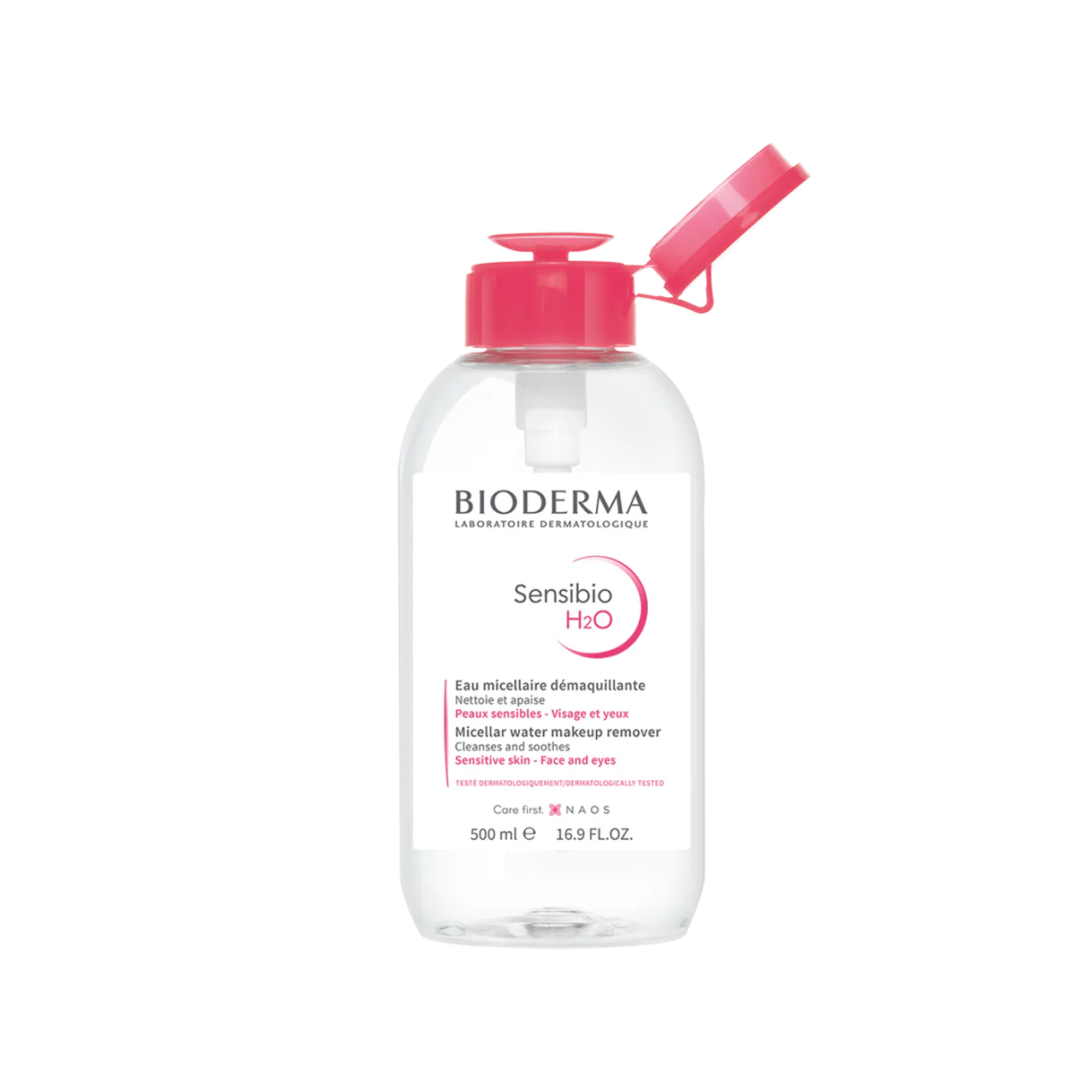 Bioderma Sensibio H2O Purifying Micellar Water with Reverse Pump 500ml