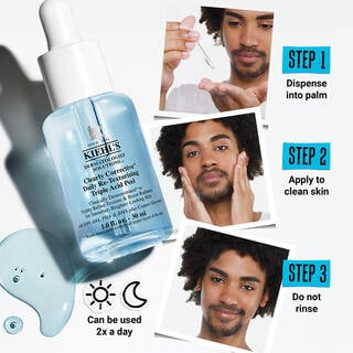 Kiehl’s Clearly Corrective Daily Re-Texturizing Triple Acid Pre-Serum