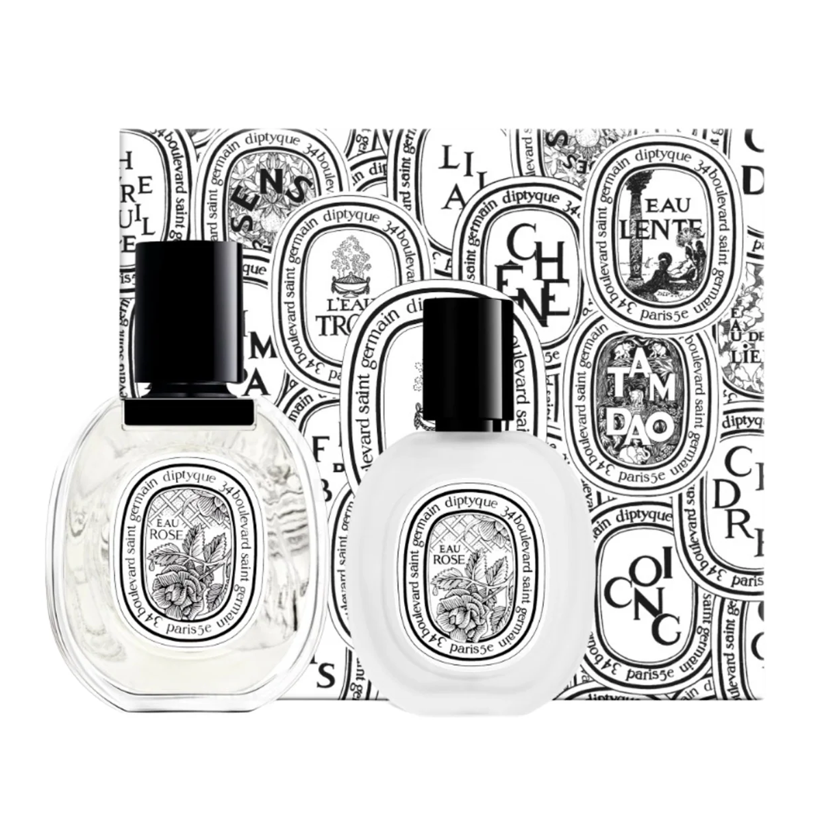 Diptyque Eau Rose Duo Set (EDT 50ml & Hair Mist 30ml)