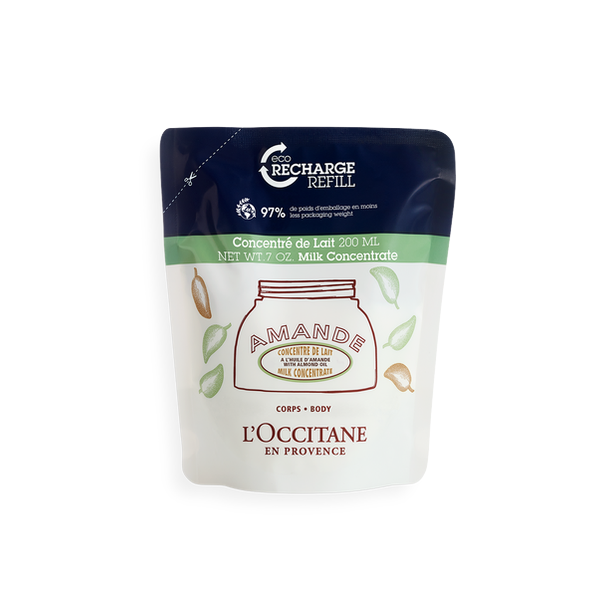 L'Occitane Almond Milk Concentrate Eco Refill 200ml