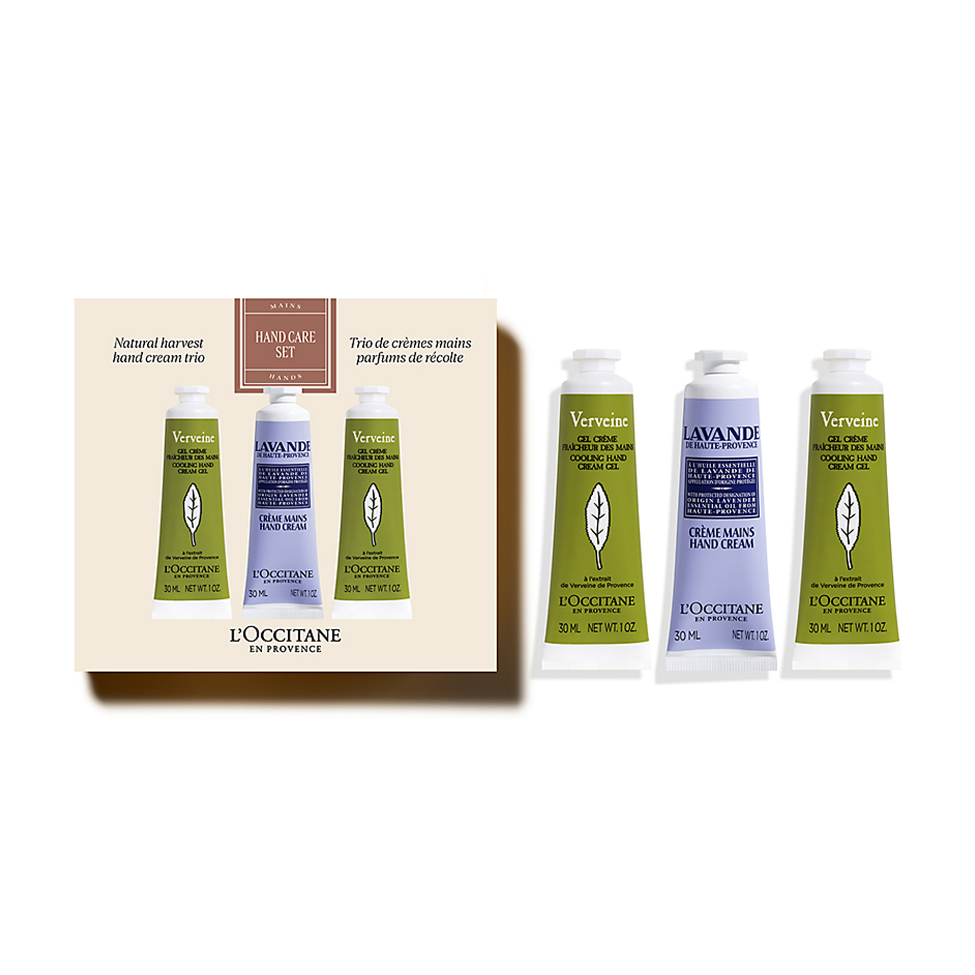 L'Occitane Natural Harvest Hand Cream Trio