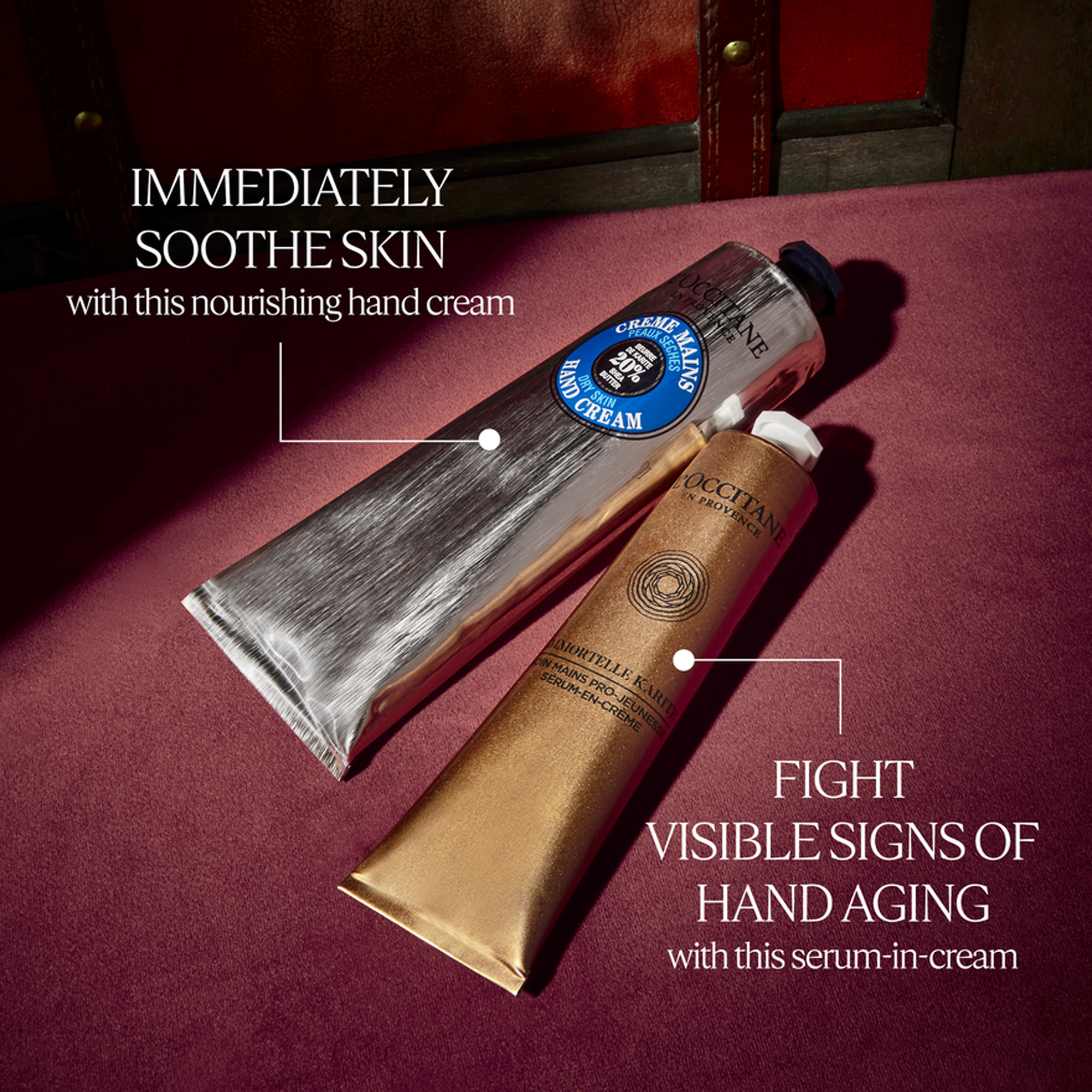 L'Occitane Shea Butter & Immortelle Divine Hand Cream Duo