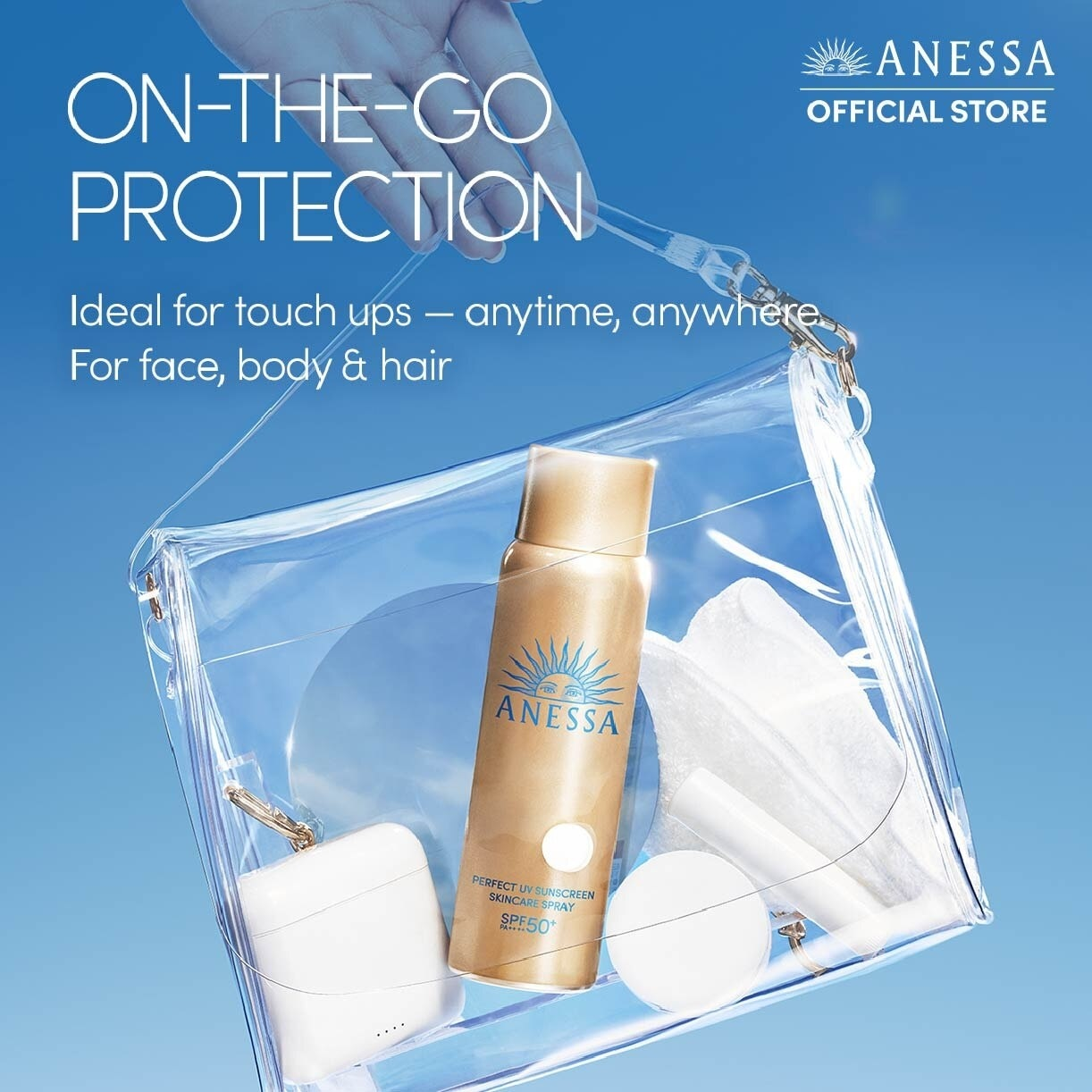 ANESSA Perfect UV Sunscreen Skincare Spray SPF50+ PA++++ (Face & Body) 60g