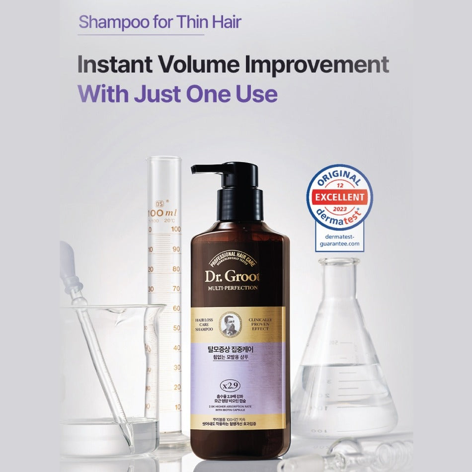 Dr. Groot Intensive Care Multi-Perfection Hair Loss Control Shampoo for Thin Hair