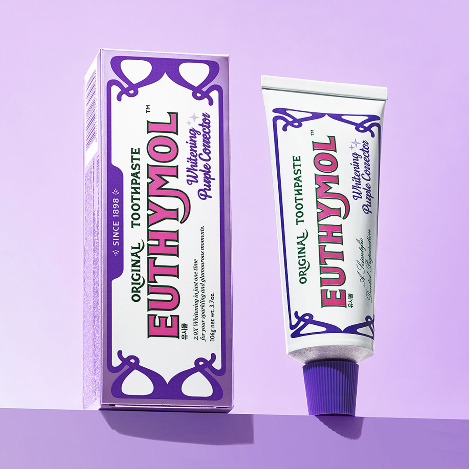 Euthymol Original Whitening Purple Corrector Toothpaste