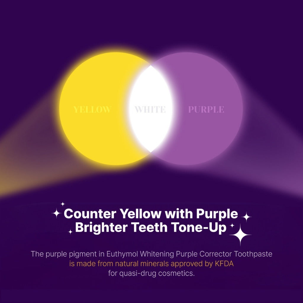 Euthymol Original Whitening Purple Corrector Toothpaste