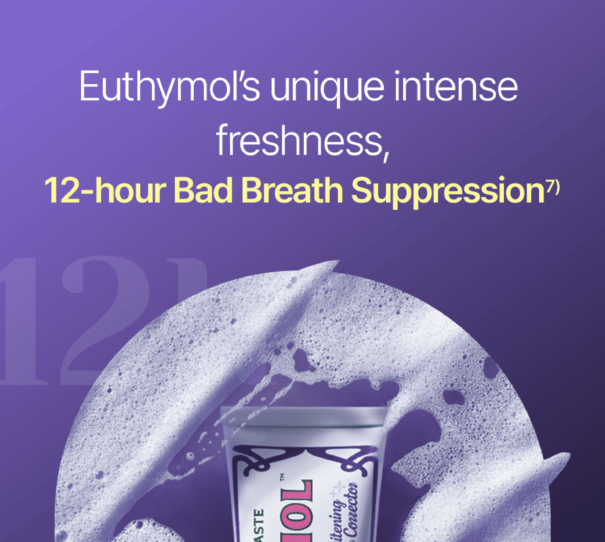 Euthymol Original Whitening Purple Corrector Toothpaste